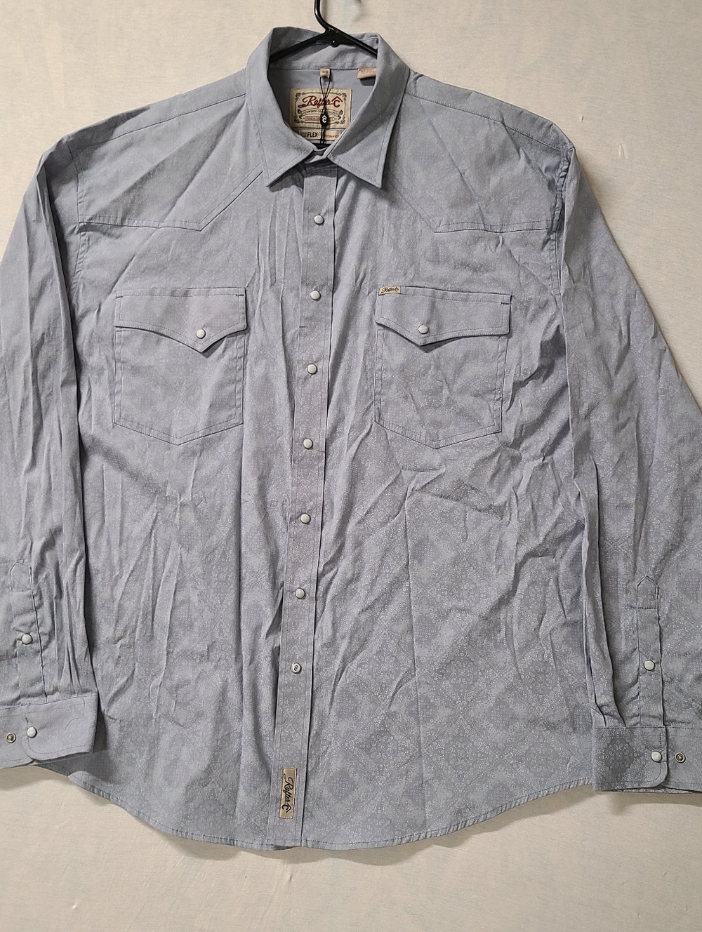 Rafter C Cowboy Mens Shirt Collection Paisley ProFlex45 Premium Long Sleeve 3XB
